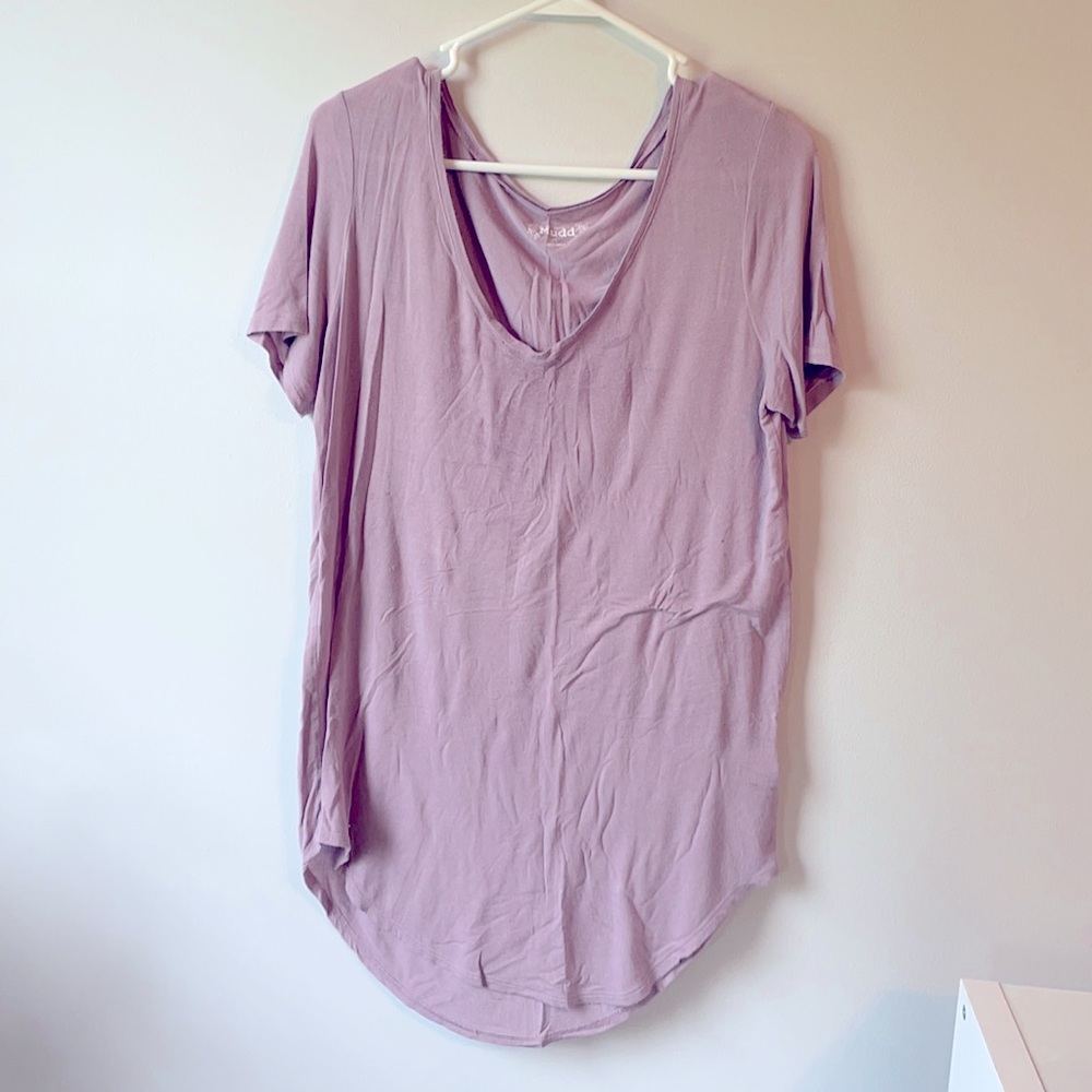 Oversized tee shirt dress.